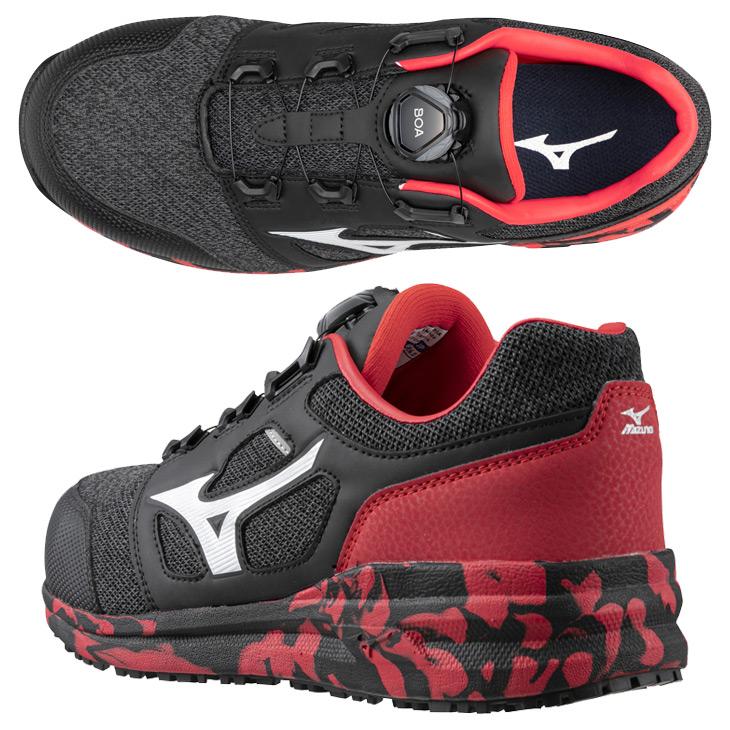 MIZUNO（ミズノ） ワーキングシューズ メンズ 作業靴 3E相当 普通作業