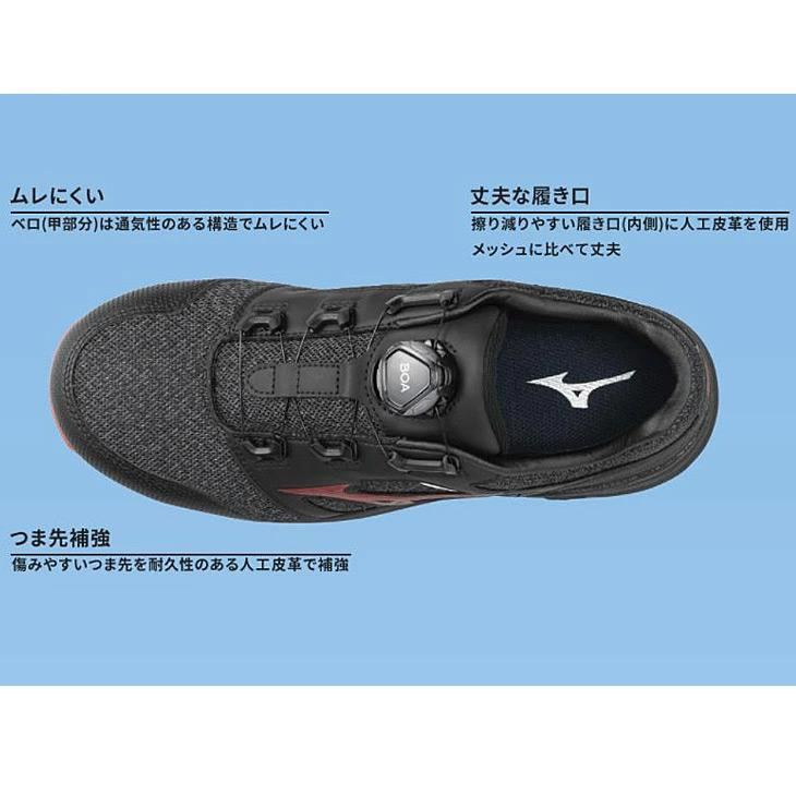 MIZUNO（ミズノ） 作業靴 メンズ 3E相当 ワーキングシューズ 普通作業
