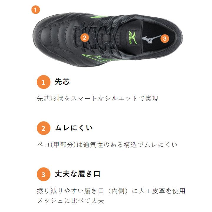 MIZUNO（ミズノ） 作業靴 3E相当 安全靴 メンズ ひも靴 オールマイティ