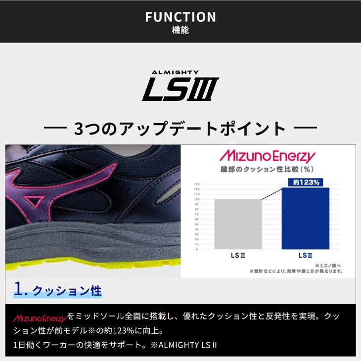 MIZUNO（ミズノ） 安全靴 限定モデル メンズ 3E相当 作業靴 ワーキング