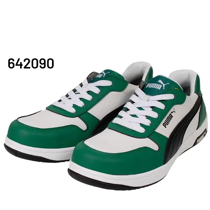 プーマワーク 安全靴 メンズ 3E(EEE)相当 セーフティーシューズ PUMA SAFETY HERITAGE フロントコートロー 作業靴 先芯 JSAA規格 A種 プロスニーカー /fclow | PUMA | 02