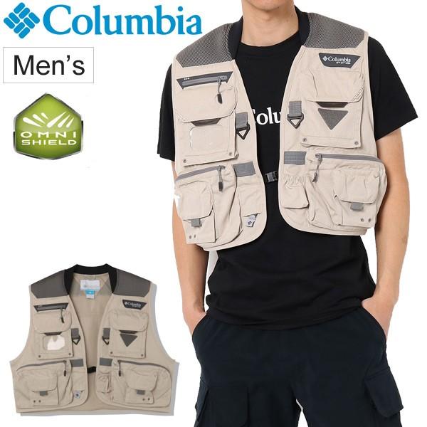Columbia（コロンビア） フィッシングベスト メンズ アウター ヘンリー