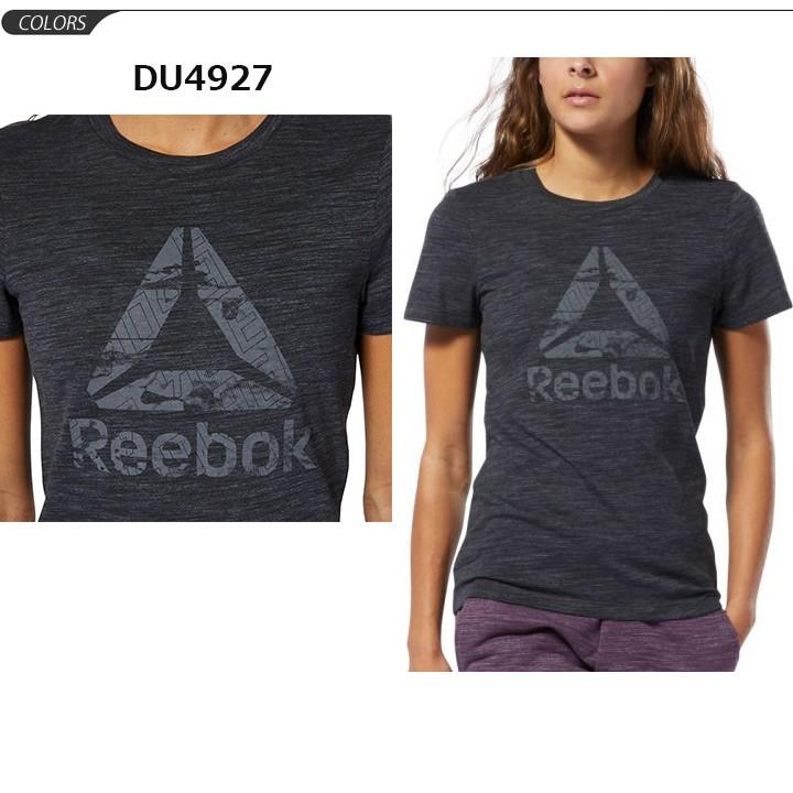 半袖Tシャツ レディース リーボック Reebok TE マーブル ロゴグラフィック S/S TEE/スポーツ トレーニングウェア フィットネス/FLI82 | Reebok | 01