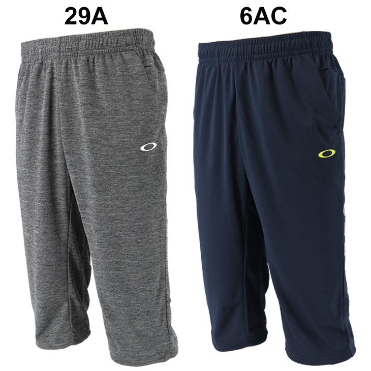 7分丈 クロップドパンツ メンズ/オークリー OAKLEY ENHANCE LT FLEECE 3/4 PANTS BB 11.0/スポーツウェア トレーニング 男性 ジム 自宅トレ 普段使い/FOA402413｜apworld｜02