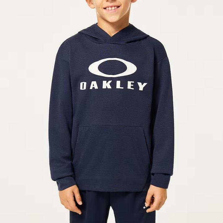Oakley フード付きネイビーセーター OAKLEY オークリー パーカー スウェット キッズ ジュニア 130