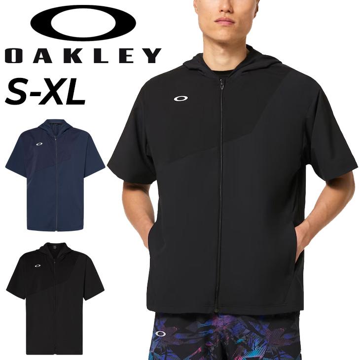 OAKLEY オークリー パーカー 半袖 メンズ フルジップ フーディ