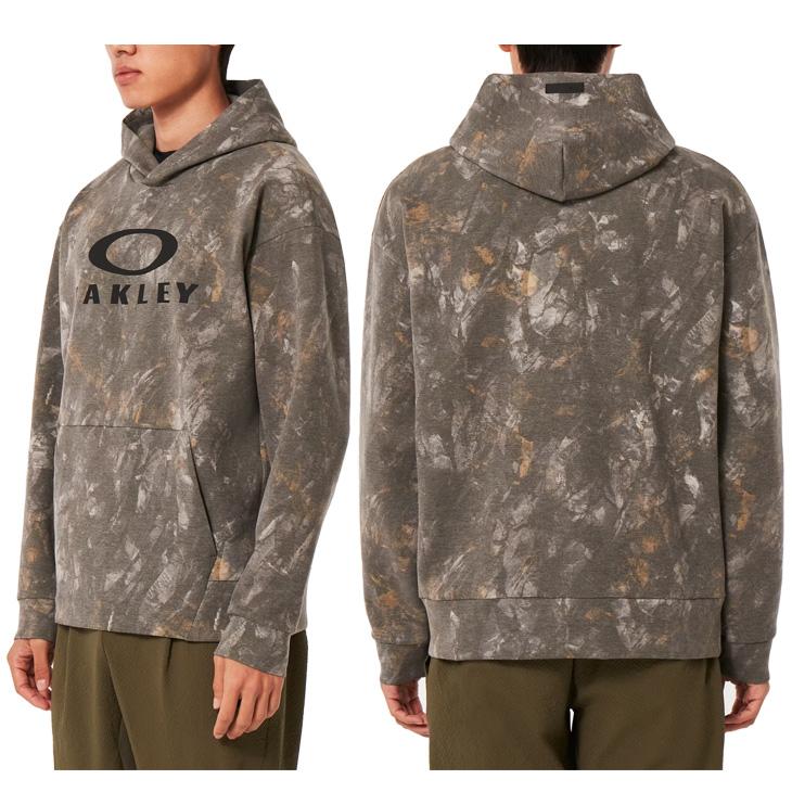 オークリー★ハーフジップ ストレッチ パーカー オリーブ XSサイズ(US) OAKLEY オークリー パーカー スウェット メンズ プルオーバー