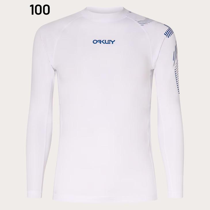OAKLEY（オークリー） ラッシュガード 長袖 メンズ プルオーバー 無地