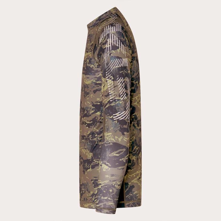 OAKLEY（オークリー） ラッシュガード 長袖 メンズ プルオーバー 無地