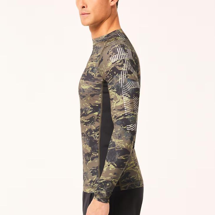 OAKLEY（オークリー） ラッシュガード 長袖 メンズ プルオーバー 無地