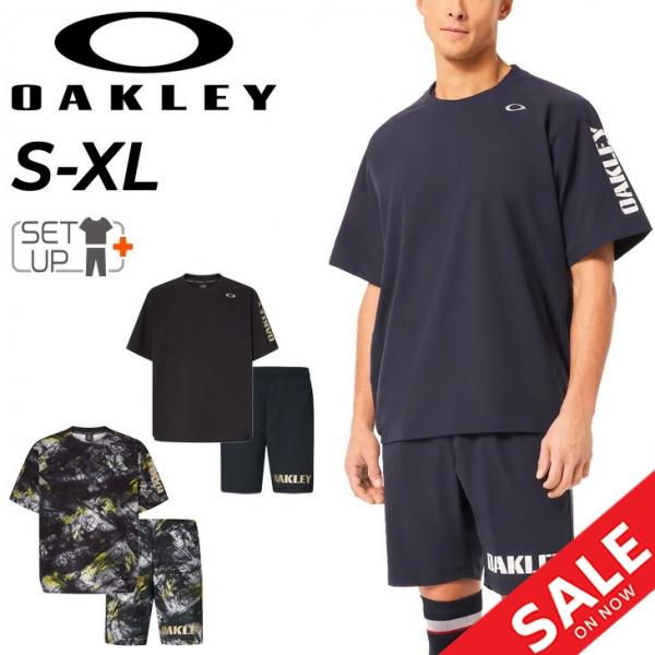 未使用/26aw OAKLEY O-BLADES 上下セット 半袖 長ズボン OAKLEY（オークリー） トレーニングウェア メンズ 上下 ウーブン 半袖