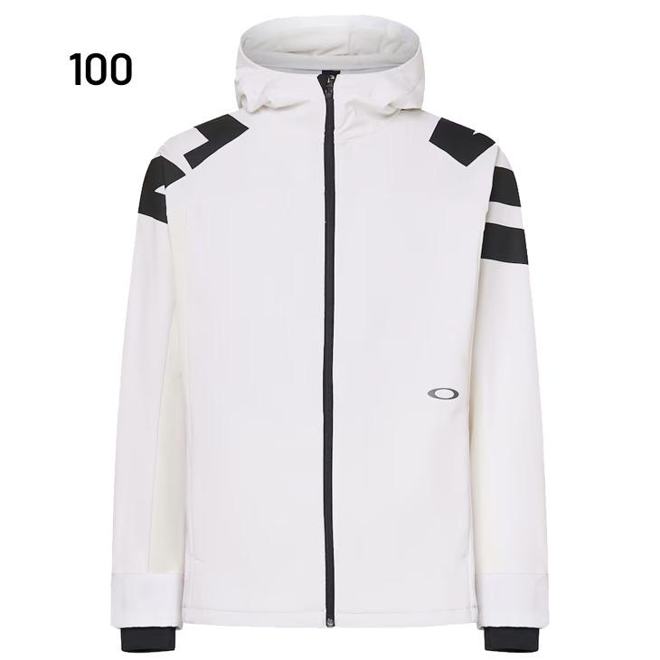 新品 オークリー フーディージップジャケット XL 白 撥水 防風 保温 メンズ 新品 オークリー フーディージップジャケット XL 白 撥水 防風