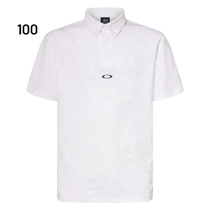 ブルー（ファッション） オークリー 半袖 ポロシャツ メンズ OAKLEY O