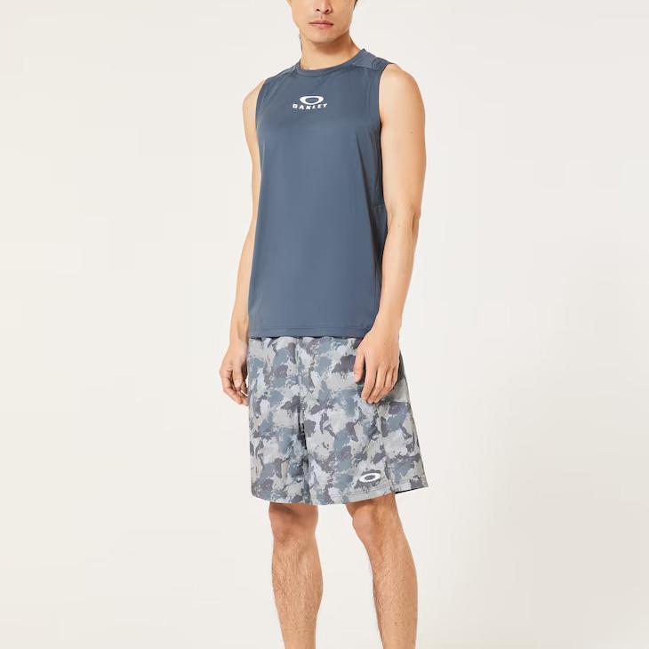 OAKLEY 2025春夏限定 ノースリーブフーディ×ハーフパンツ サイズ Ｌ THE NORTH FACE 2024春夏 ザ・ノース・フェイス レディース