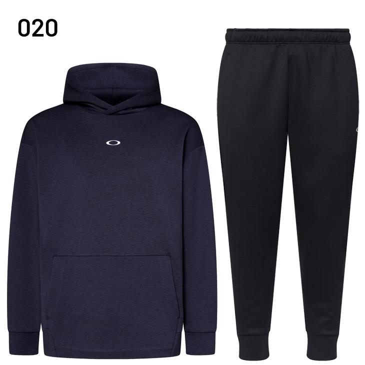 オークリー スウェット 上下 メンズ OAKLEY Enhance 長袖パーカー ロングパンツ セットアップ 吸汗速乾 UV(UPF50+) 男性 上下組 トレーニング /FOA408246-408285の画像