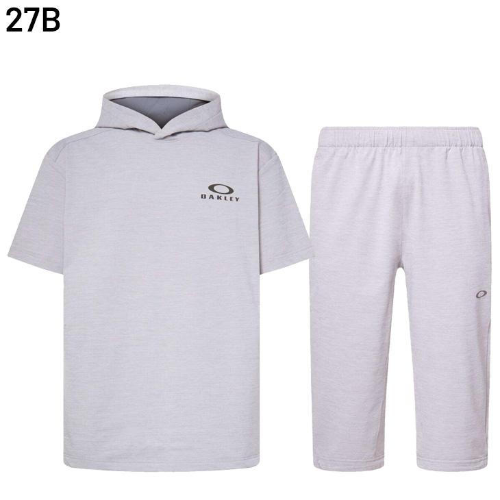 OAKLEY（オークリー） メンズ 半袖パーカー 7分丈パンツ 上下 OAKLEY