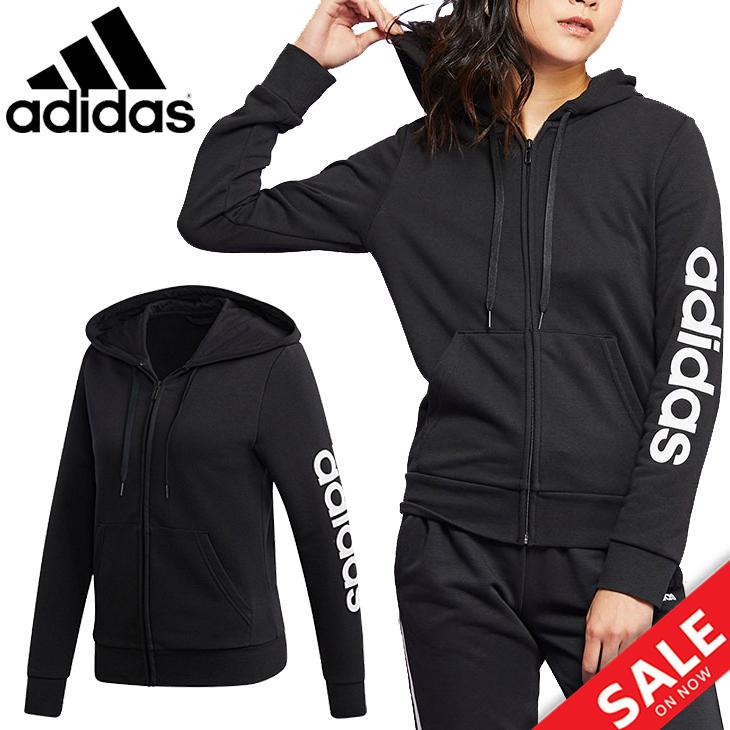 スウェット 裏毛 パーカー 長袖 アウター レディース アディダス Adidas フルジップ フーディー スポーツ カジュアル ウェア 女性 Fru96 Dp2401 0qpd Apworld 通販 Paypayモール