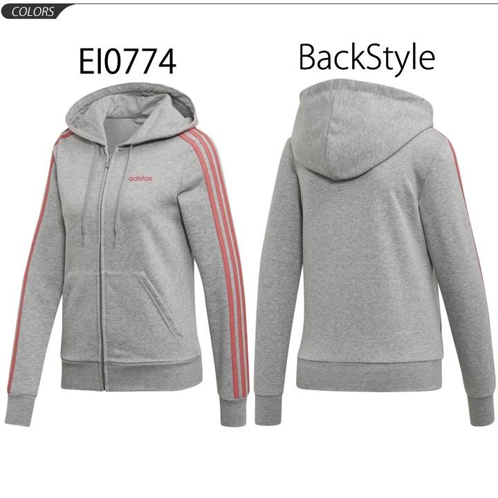 スウェット パーカー レディース アディダス Adidas 3ストライプス フルジップ フーディー スポーツウェア 女性 スエット Frv14 Apworld 通販 Paypayモール
