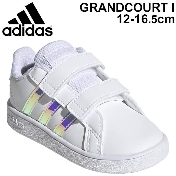 スニーカー ベビー キッズシューズ 男の子 女の子 子供靴/アディダス adidas グランドコート GRANDCOURT I/ベビー靴 12.0-16.5cm/FW1276【a20Qpd】｜apworld