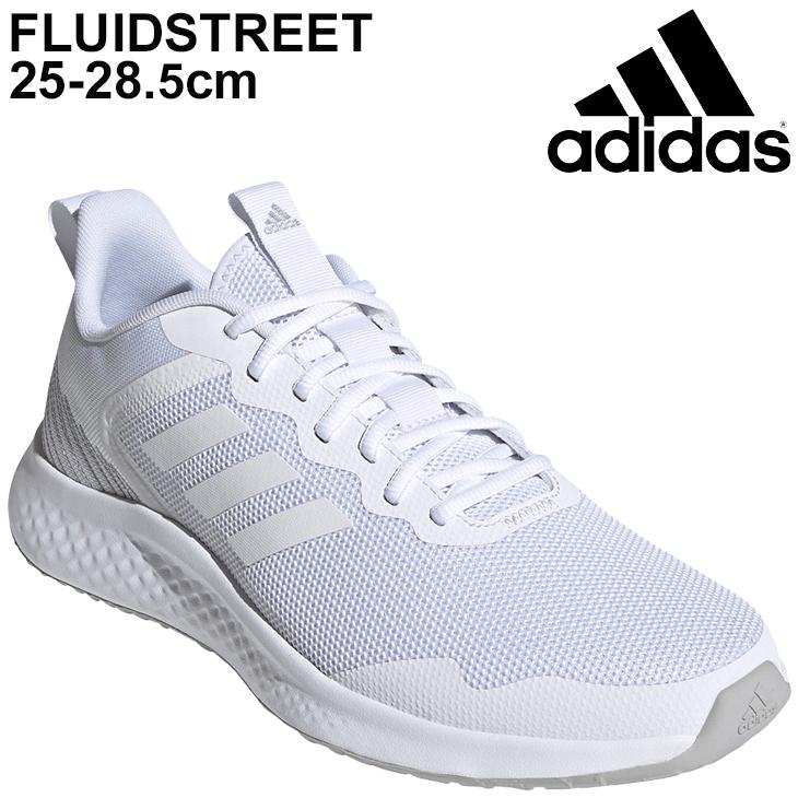 ランニングシューズ メンズ アディダス adidas FLUIDSTREET/ローカット 白 ホワイト スニーカー KYT40 ジョギング 男性  スポーツシューズ 運動靴 くつ/FY8452 :FY8452:APWORLD - 通販 - Yahoo!ショッピング