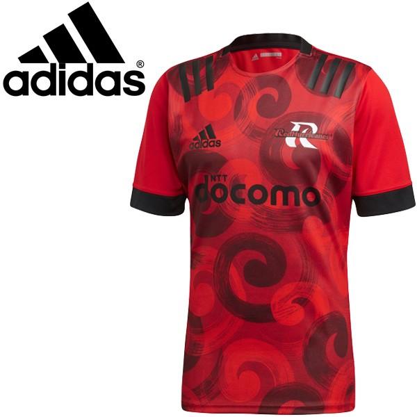 nttdocomoドコモレッドハリケーンズ パンツ adidas（アディダス） ラグビージャージ 半袖 Tシャツ メンズ