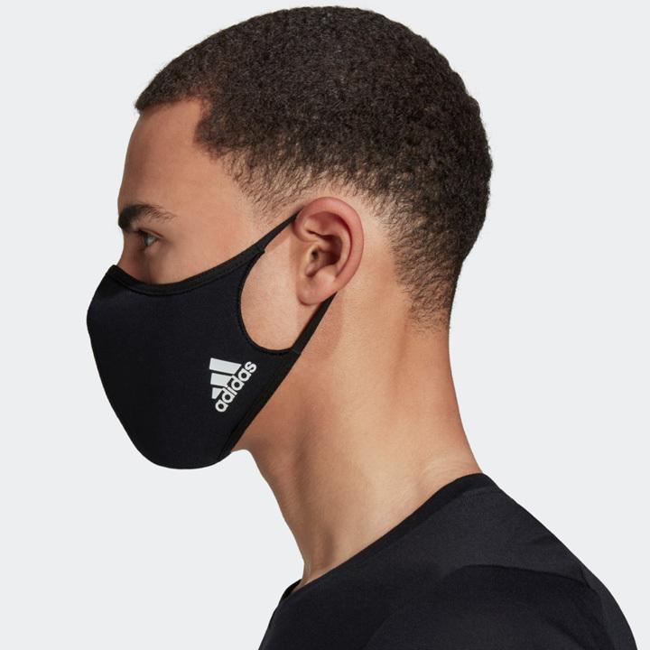 adidas アディダス マスク 3枚組 ブラック KOH81 M/L 未使用 楽天市場】【20%OFF】アディダス マスク フェイスカバー 3枚組 男女