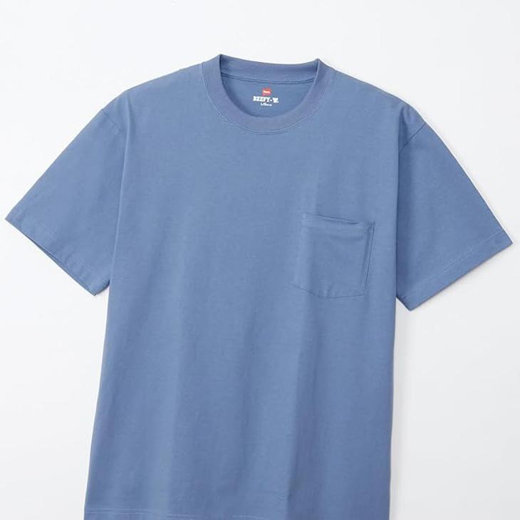 Hanes（ヘインズ） ポケットTシャツ 半袖 メンズ Hanes BEEFY