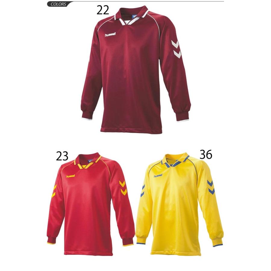 ゲームシャツ 長袖 サッカー ヒュンメル Hummel フットボール フットサル チーム 部活 ユニフォーム メンズ レディース 吸汗速乾 日本製 Hag06a 取寄 Apworld 通販 Paypayモール