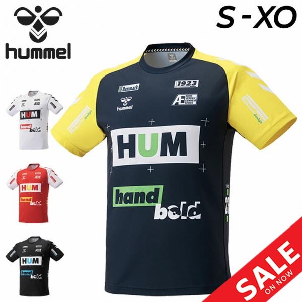 ヒュンメル ハンドボール 半袖 Tシャツ メンズ/hummel HB プラクティスシャツ/トレーニング スポーツウェア 男性 トップス 練習着 運動 部活 吸汗速乾 /HAP1168 | hummel
