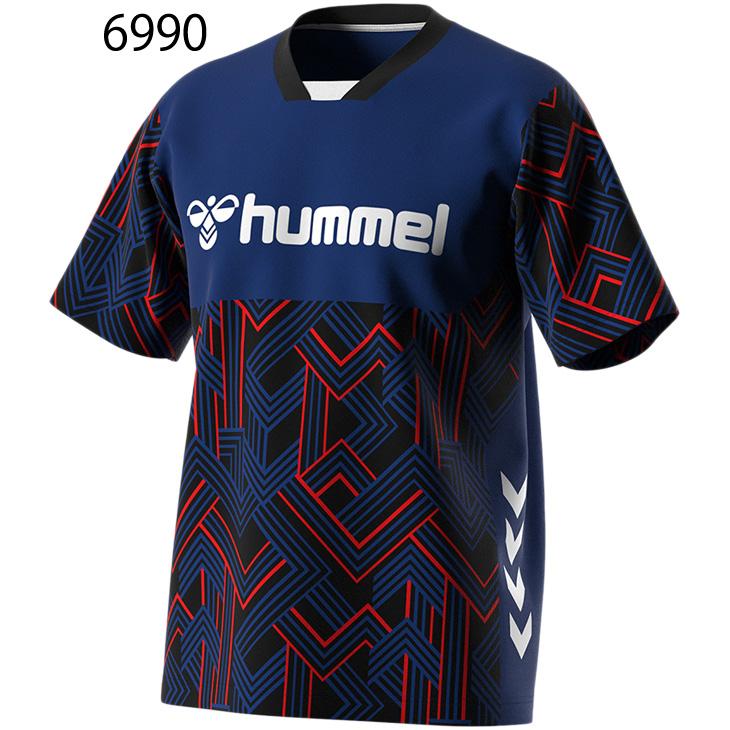 ヒュンメル 半袖 Tシャツ プラクティスシャツ メンズ hummel サッカー スポーツウェア 吸水速乾 フットサル トレーニング 練習着 ジム 男性 トップス/HAP1185 | hummel | 02