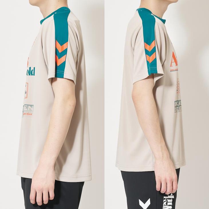 hummel ヒュンメル 半袖 Tシャツ メンズ プラクティスシャツ