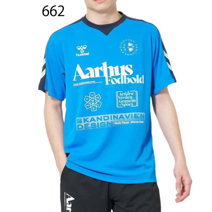 hummel ヒュンメル 半袖 Tシャツ メンズ プラクティスシャツ