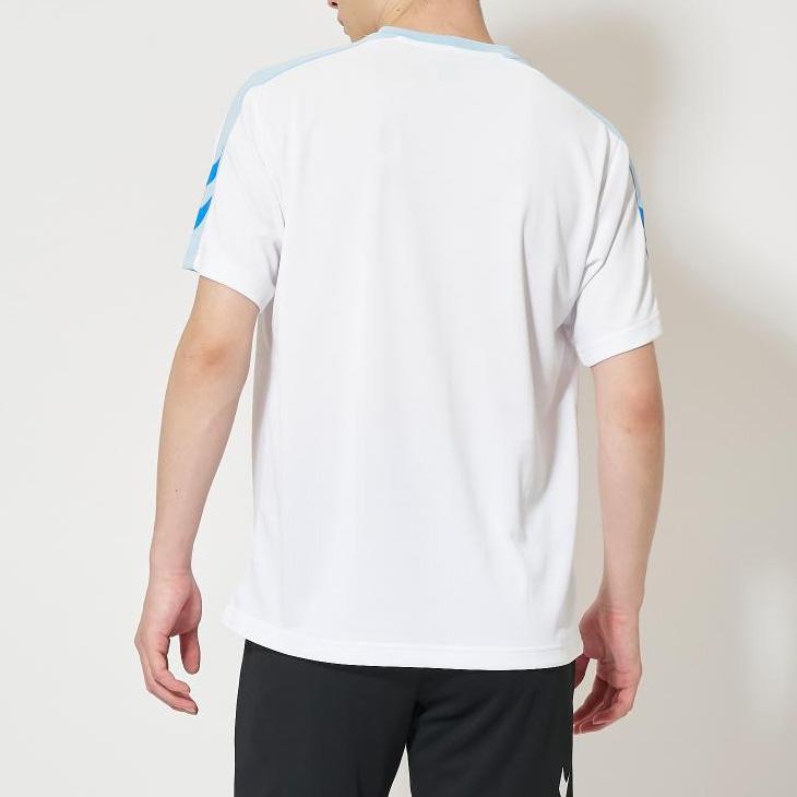 ヒュンメル 半袖 Tシャツ メンズ hummel プラクティスシャツ 吸汗速乾 クルーネック サッカー フットサル スポーツウェア ウェア トレーニング 練習着 /HAP1192 | hummel | 05