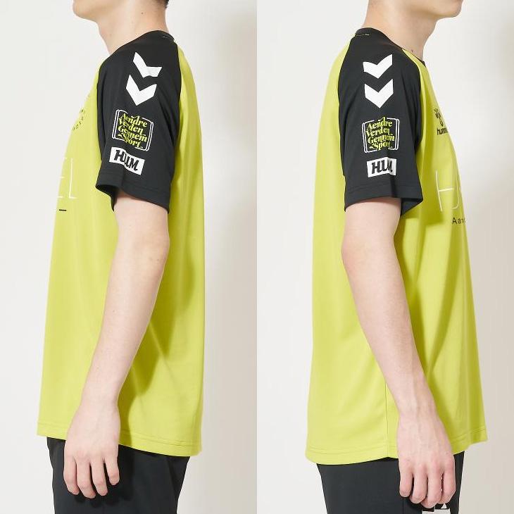 hummel スポーツシャツ ヒュンメル hummel PLAY 刺繍Tシャツ(ブラック) HAP4189 90