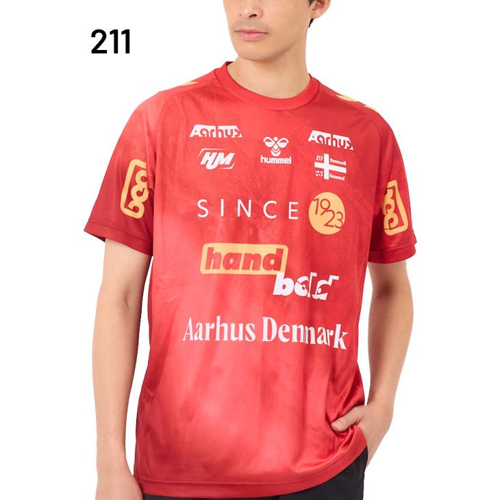 ヒュンメル 半袖シャツ メンズ hummel ハンドボール EURO H/Sプラクティスシャツ 吸汗速乾 スポーツウェア トップス 男性 練習着 トレーニング /HAP1216 | hummel | 02