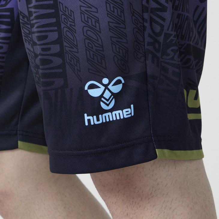 ヒュンメル メンズ ハンドボールウェア ハーフパンツ hummel HB EURO プラクティスショーツ 男性用 総柄 ショートパンツ 吸汗速乾 ボトムス 短パン /HAP1225P | hummel | 10