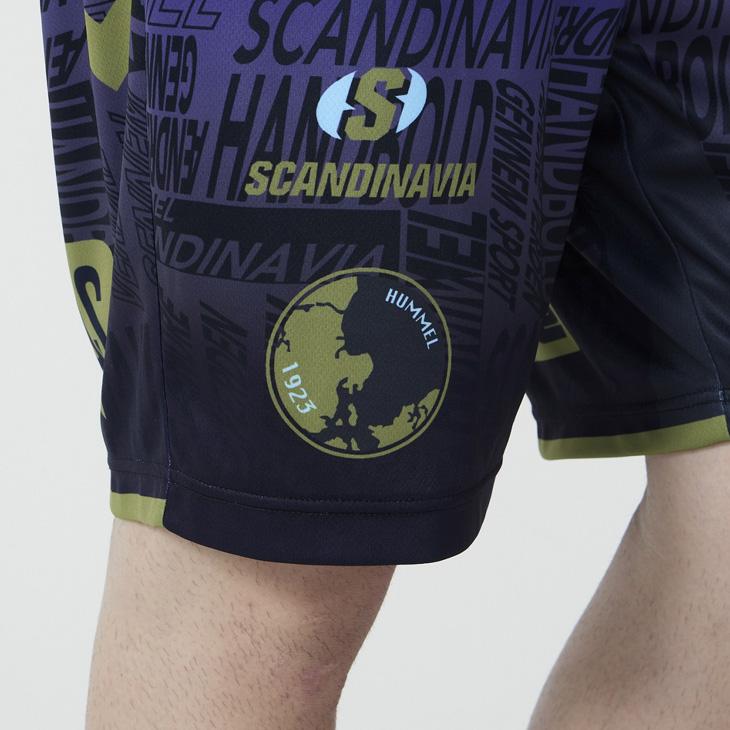 ヒュンメル メンズ ハンドボールウェア ハーフパンツ hummel HB EURO プラクティスショーツ 男性用 総柄 ショートパンツ 吸汗速乾 ボトムス 短パン /HAP1225P | hummel | 11