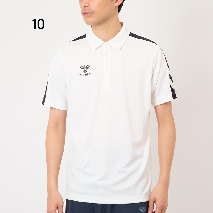 hummel（ヒュンメル） 半袖 ポロシャツ メンズ つめたポロシャツ 接触
