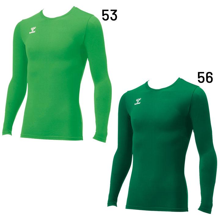 フィットインナーシャツ 長袖 丸首 メンズ ヒュンメル hummel 大人用 アンダー スポーツウェア 男性 吸汗速乾 UV ストレッチ/サッカー /HAP5153【返品不可】 | hummel | 03