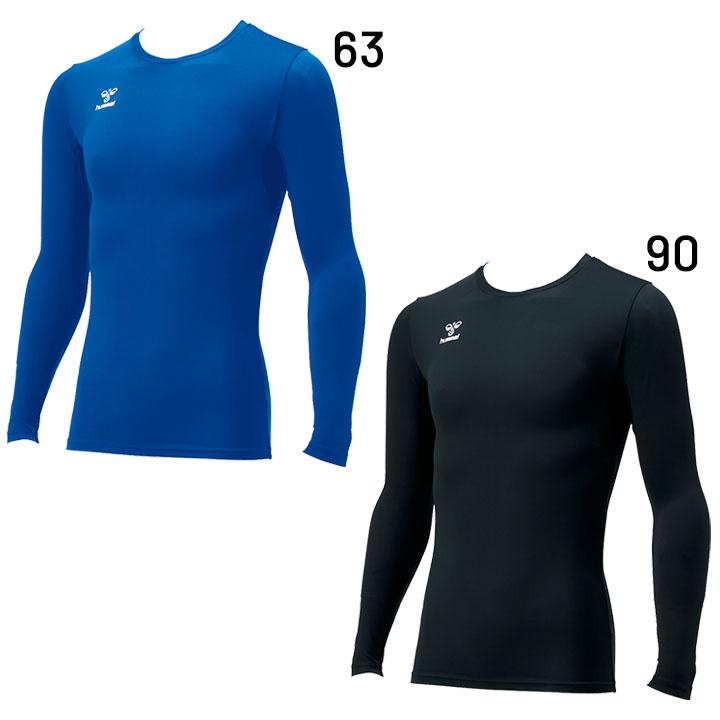 フィットインナーシャツ 長袖 丸首 メンズ ヒュンメル hummel 大人用 アンダー スポーツウェア 男性 吸汗速乾 UV ストレッチ/サッカー /HAP5153【返品不可】 | hummel | 04