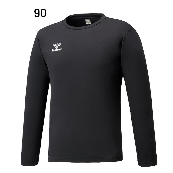 hummel（ヒュンメル） 長袖 Tシャツ メンズ ワンポイント 吸汗 速乾
