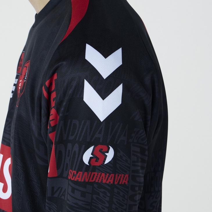 ヒュンメル ハンドボールシャツ メンズ 長袖シャツ 吸汗速乾 hummel HB EURO プラクティスシャツ 男性用 ロンT ハンドボールウェア 吸汗 速乾 長そで /HAP7226 | hummel | 10