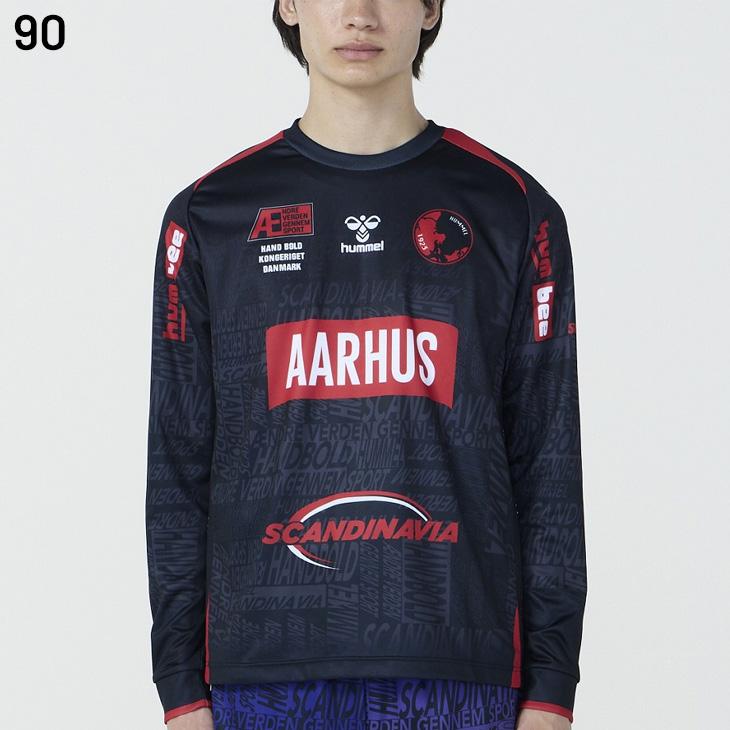 ヒュンメル ハンドボールシャツ メンズ 長袖シャツ 吸汗速乾 hummel HB EURO プラクティスシャツ 男性用 ロンT ハンドボールウェア 吸汗 速乾 長そで /HAP7226 | hummel | 02