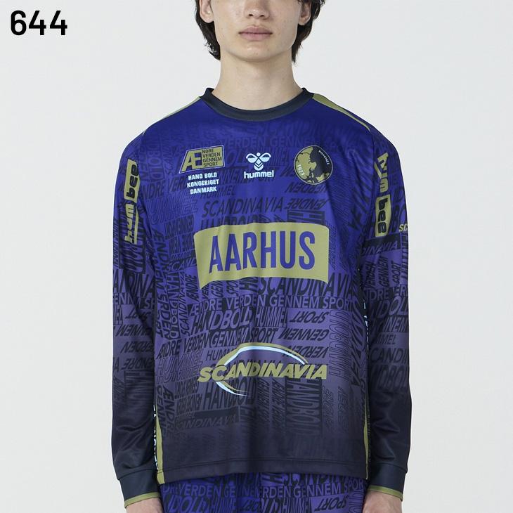 ヒュンメル ハンドボールシャツ メンズ 長袖シャツ 吸汗速乾 hummel HB EURO プラクティスシャツ 男性用 ロンT ハンドボールウェア 吸汗 速乾 長そで /HAP7226 | hummel | 03