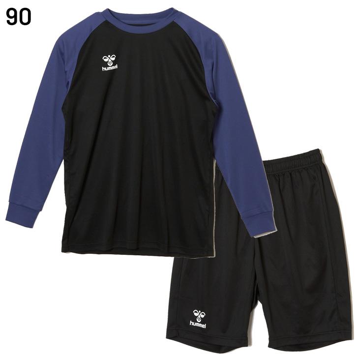 ヒュンメル メンズ ハンドボールウェア 長袖Tシャツ ハーフパンツ 上下 hummel HB BASIC プラクティスシャツ ショーツ 男性用 セットアップ /HAP7228-HAP1226P | hummel | 03