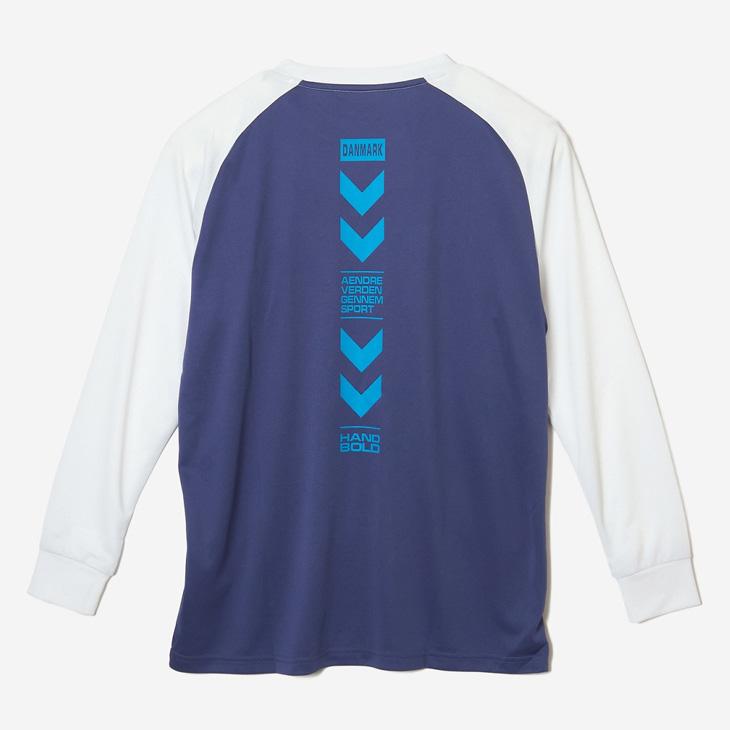 ヒュンメル ハンドボールシャツ メンズ 長袖シャツ 吸汗速乾 hummel HB BASIC プラクティスシャツ 男性用 ロンT ハンドボールウェア 吸汗速乾 長そで /HAP7228 | hummel | 05
