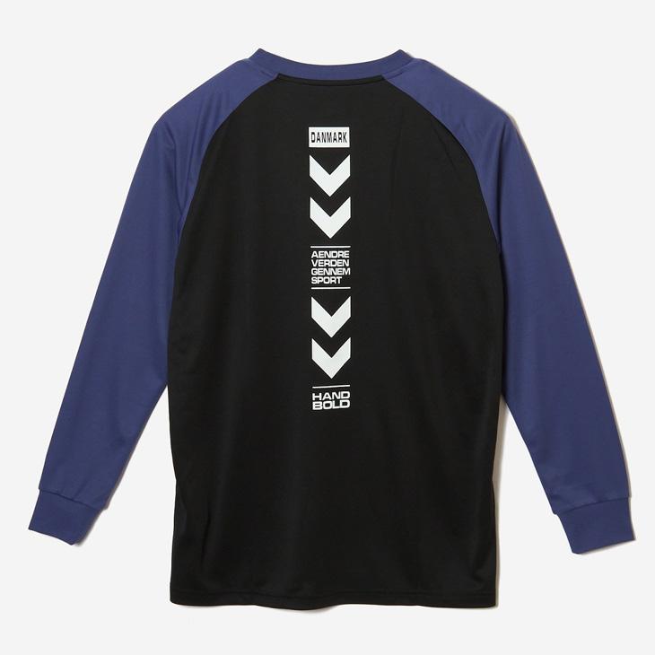 ヒュンメル ハンドボールシャツ メンズ 長袖シャツ 吸汗速乾 hummel HB BASIC プラクティスシャツ 男性用 ロンT ハンドボールウェア 吸汗速乾 長そで /HAP7228 | hummel | 06