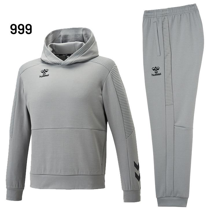 ヒュンメル スウェット メンズ 上下 hummel プルオーバーパーカー パンツ セットアップ トレーニングウェア 上下組 大きいサイズ 男性 /HAP8264-HAP8263P | hummel | 03
