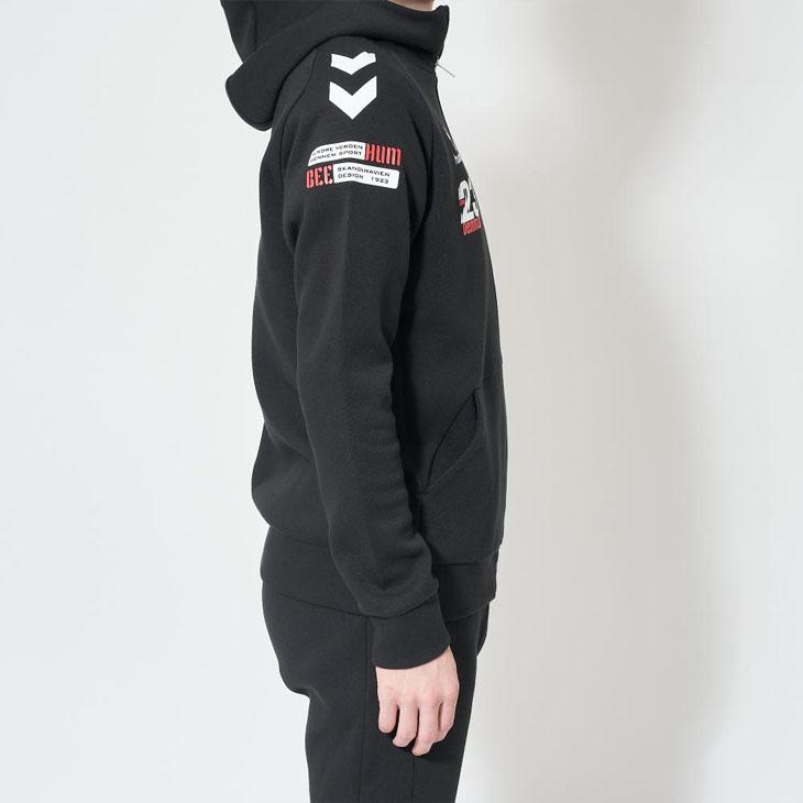 hummel ヒュンメル パーカー スウェット メンズ フルジップ