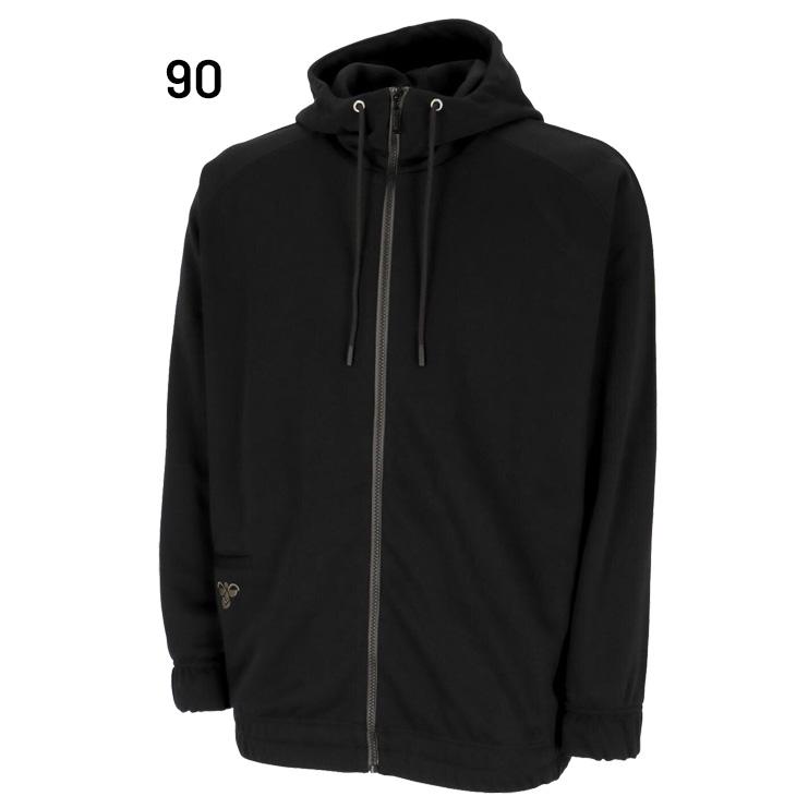 ヒュンメル パーカー 長袖 メンズ レディース hummel PLAY スウェットフルジップジャケット ユニセックス オーバーサイズ 吸汗速乾 無地 総柄 スエット /HAP8294 | hummel | 04
